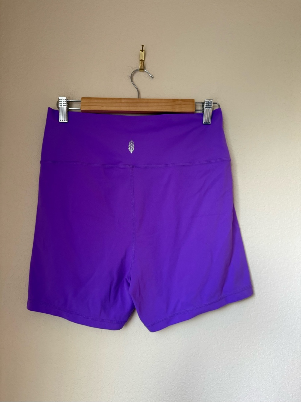 Free People Movement Never Better High-Rise 5" Biker Shorts Bright Purple Size L